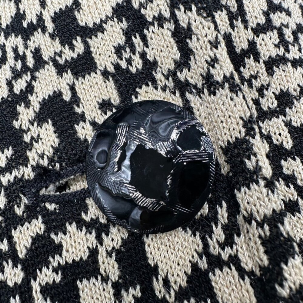 Vintage St John Collection Santana Knit Jacket Snakeskin Print Blazer Size 6 USA - Picture 10 of 12